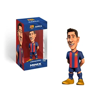Image de Figurine Minix FC Barcelone Lewandowski 9 12 cm