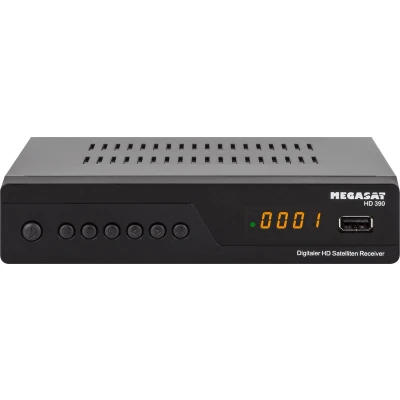 Afbeelding van MegaSat HD 390 DVB S2 receiver Front USB Aantal tuners: 1