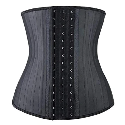 Afbeelding van YIANNA Slankheidsgordel voor dames, platte buik, latex, korset, afslankheidstrainer, sport, figuurvormend