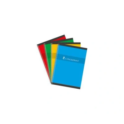 Image de Cahier spirales Conquerant petit carreaux 24x32 180p 70g