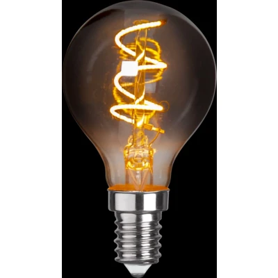 Afbeelding van Kogellamp Rookglas E14 3W Super Warm Wit 1800K