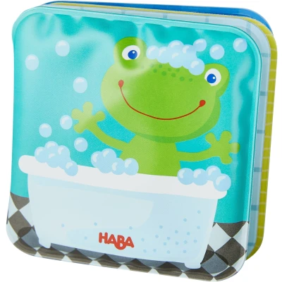 Afbeelding van Haba Mini Badboekje Kikker met Rammelaar