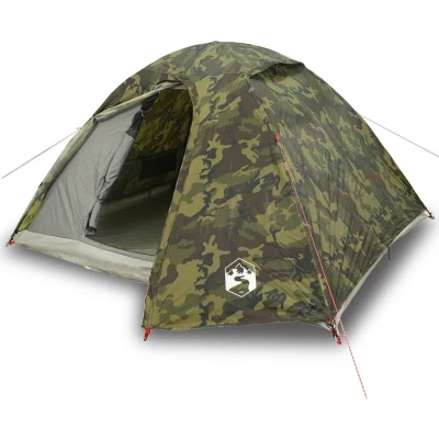 Afbeelding van vidaXL Koepeltent 3 persoons waterdicht camouflage