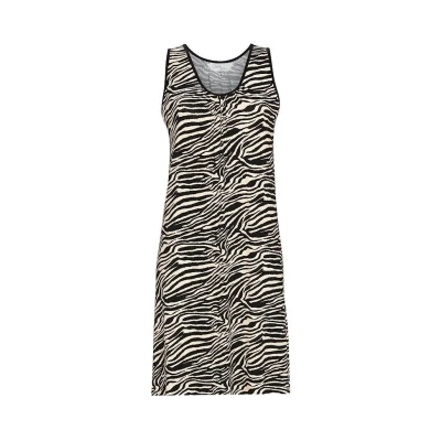 Afbeelding van Cherie Line Nachthemd Zebra Zwart / wit 44