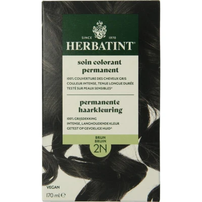 Afbeelding van Herbatint Permanente Haarkleuring Bruin 2N