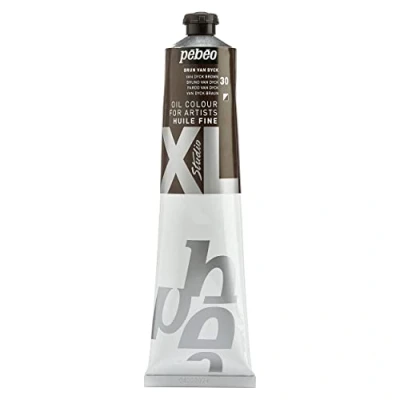 Afbeelding van Pébéo Fine XL olie 200 ml olieverf bruin Van Dyck