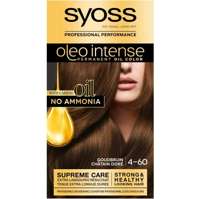 Afbeelding van 2+2 gratis: Syoss Oleo Intense Haarverf 4 60 Goudbruin