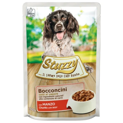 Afbeelding van Stuzzy Maaltijdzakjes Adult 100 g Hondenvoer Rund