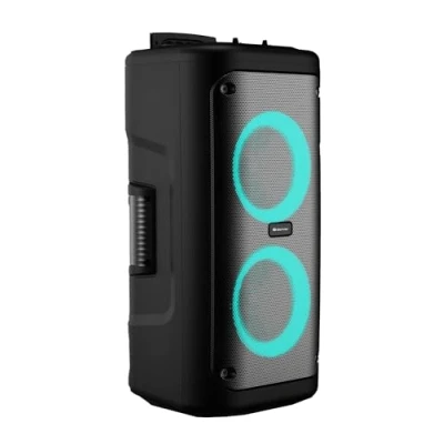 Afbeelding van Denver Karaoke Set Incl. Microfoon Discolichten Bluetooth Speaker Party Box Micro SD / USB AUX TSP353