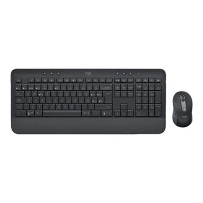 Image de Logitech Signature MK650 for Business Ensemble clavier et souris sans fil 2.4 GHz Bluetooth LE QWERTY Espagnol graphite