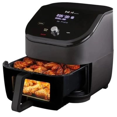 Afbeelding van Instant Vortex Plus ClearCook 5,7L Airfryer Revolutionaire 6 in 1 Heteluchtfriteuse Doorzichtig Kookvenster 95% Minder Olie Gezondere Maaltijden Grote Capaciteit voor Hele Familie Eenvoudige Reiniging Gebruiksvriendelijk Touchscreen!