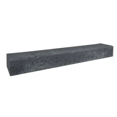 Afbeelding van 2 stuks! Betonbiels zwart 12x20x100 cm Gardenlux