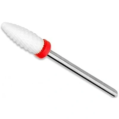 Afbeelding van Sunone Keramische snijder delicate manicure &amp; pedicure kegel rood