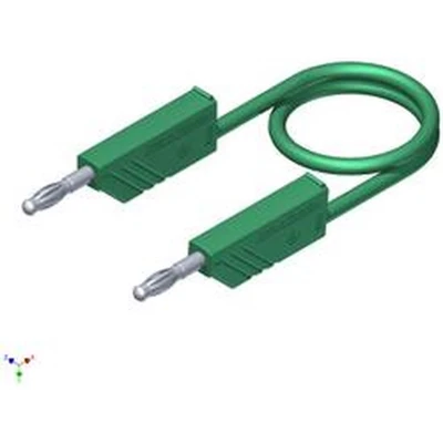 Afbeelding van SKS Hirschmann CO MLN SIL 50/1 Meetsnoer Banaanstekker 4 mm 0.50 m Groen 1 stuk(s)