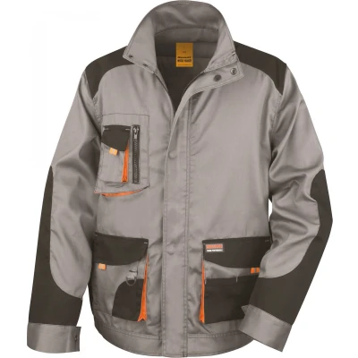 Afbeelding van Result Work guard Lite Jacket R316X Grey / Black Orange