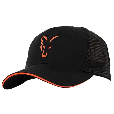 Afbeelding van Fox Collection Trucker Vispet Black &amp; Orange