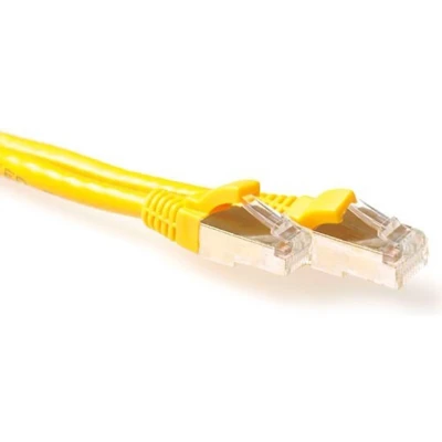Afbeelding van ACT FB6801 SFTP CAT6A Patchkabel Snagless Geel 1 meter