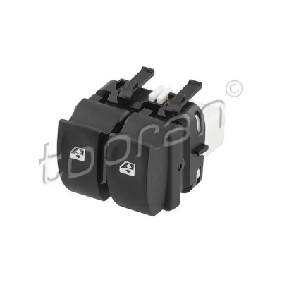 Afbeelding van TOPRAN 702 298 Schakelaar, raamopener Aan de bestuurderszijde, Voor RENAULT: Modus / Grand Modus, CLIO 3, TWINGO 2