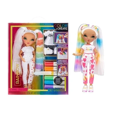 Afbeelding van Rainbow High Color &amp; Create Fashion Modepop Groen
