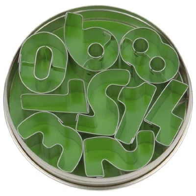 Afbeelding van Patisse Uitstekers Cijfers RVS set/9