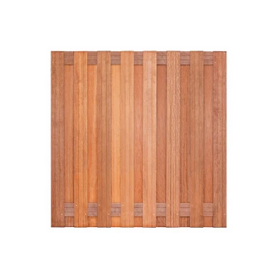 Afbeelding van Tuinscherm Kampen Hardhout H180xb180 cm