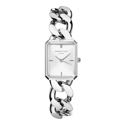 Afbeelding van Rosefield dames The Octagon XS Studio horloge SWSSS O56 in de kleur Zilver