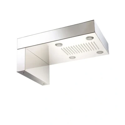 Afbeelding van Huber Zen Infinity One Regendouche Kleurentherapie RVS Zijdeglans 50x32 cm ZS122500D2
