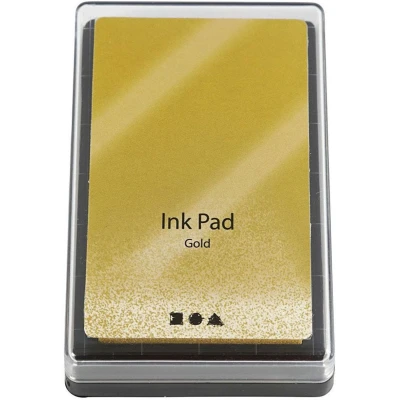 Afbeelding van Creativ Company Stempelinkt Goud, 9x6cm