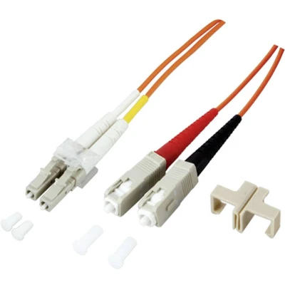 Afbeelding van 1 m Glasvezel Kabel LC SC OM2