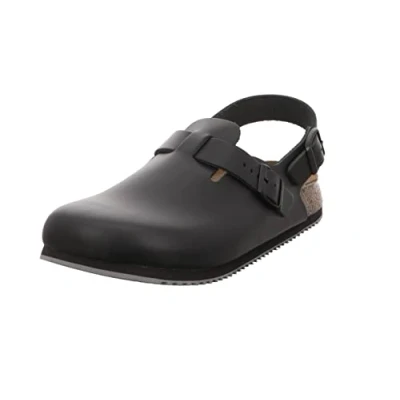 Afbeelding van Birkenstock Tokio Pantoffels, Maat: 40, Black Leer