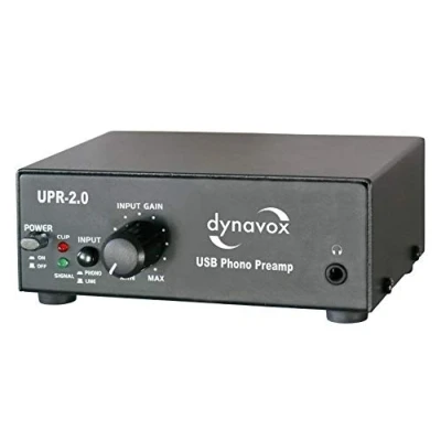 Image de Dynavox Préamplificateur phono avec USB/UPR 2.0 Noir (Import Allemagne)
