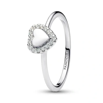 Afbeelding van Pandora Damesring 925 Sterling zilver 193801C01 58 58, zilver, Zirkonia