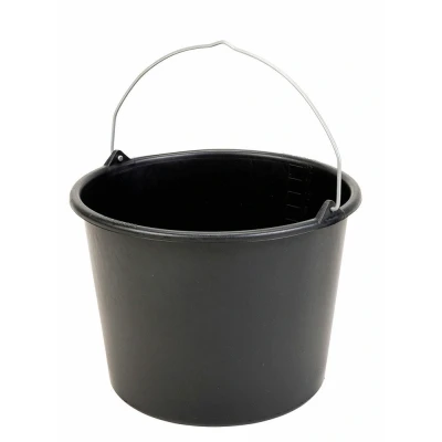 Afbeelding van Bouwemmer 12L zwart