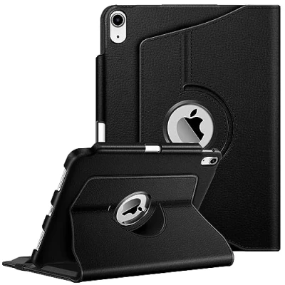 Afbeelding van Fintie Hoes voor iPad 10e generatie 2022 (10,9 inch) met 360 draaibare standaard en automatische slaap /waakfunctie, zwart