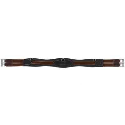 Afbeelding van Horka Singel Veelzijdigheid Leer Bruin/zilver 135cm