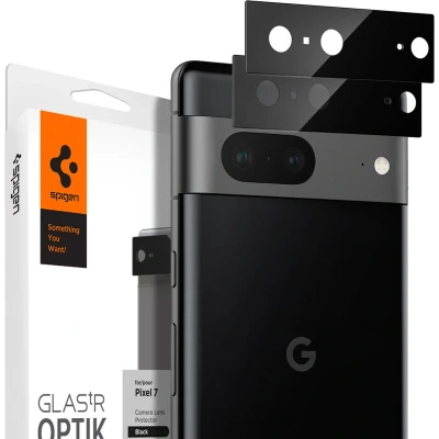 Afbeelding van Spigen Optik Google Pixel 7 Camera Lens Protector (2 Pack) Zwart