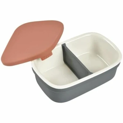Afbeelding van Rechthoekige lunchbox met deksel Béaba Roze 540 ml