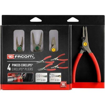 Image de Jeu de 4 pinces pour Circlips® Becs droits Facom