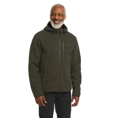 Afbeelding van Jack Wolfskin LAKE Ridge Hooded Fleecejas, Heren, Maat: 3XL, Obsidian moss
