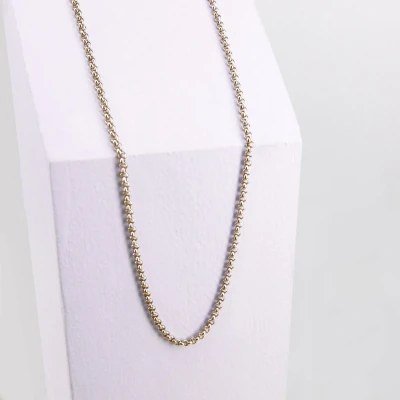 Afbeelding van Ponytail&amp;Co Ketting Luxe Ronde Schakel Roségoud 38+6cm Agradi.be
