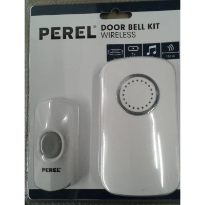 Afbeelding van Draadloze deurbel Perel (Complete set, 150 meter)