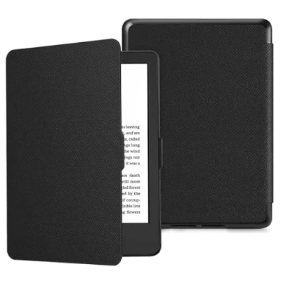 Afbeelding van Fintie beschermhoes voor Kindle (11e generatie 2022) met 6 inch display, dunste en lichtste automatische slaapstand (ZA zwart)