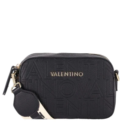 Afbeelding van Valentino Bags Kleine Crossbodytas / Schoudertas Dames Pansy Logo Print Zwart