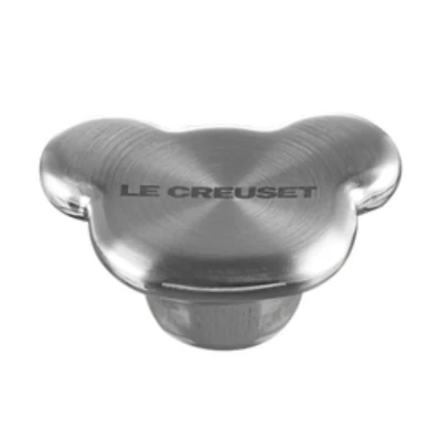 Afbeelding van Le Creuset Knop &quot;beer&quot; Signature In Rvs 5cm Zilverkleurig