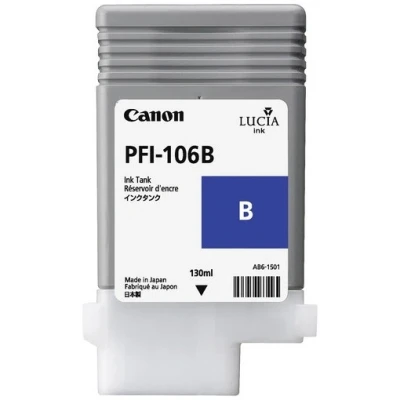 Image de Canon PFI 106 B bleu originale réservoir d&#039;encre