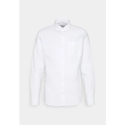 Afbeelding van Jack &amp; Jones Heren Overhemd JPRBROOK OXFORD slim fit Wit XXL Volwassenen