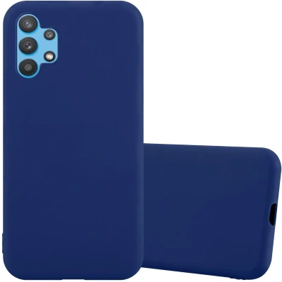 Afbeelding van Cadorabo Hoesje geschikt voor Samsung Galaxy A32 4G in CANDY DONKER BLAUW Beschermhoes gemaakt van flexibel TPU silicone Case Cover