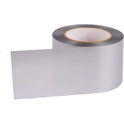 Afbeelding van Kortpack Zilver Afzetlint 75mm X 100mtr (1 Rol)