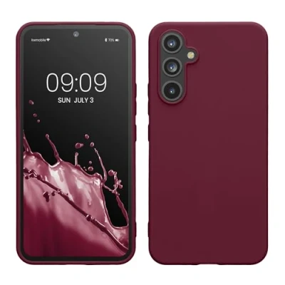 Afbeelding van kwmobile telefoonhoesje geschikt voor Samsung Galaxy A54 5G Hoesje smartphone Back cover in magenta lila