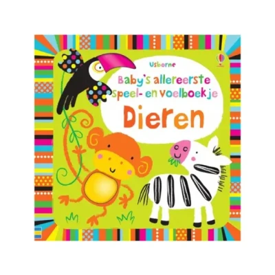 Afbeelding van Uitgeverij usborne baby&#039;s eerste speel en voelboek dieren